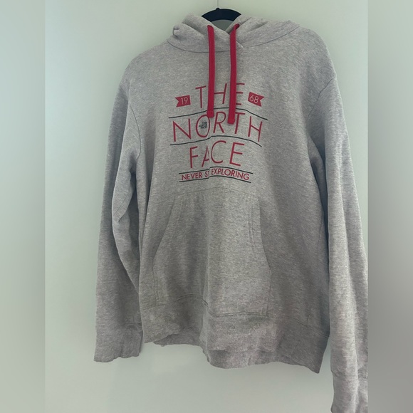 North Face Grey Never Stop Exploring Hoodie - Picture 3 of 5